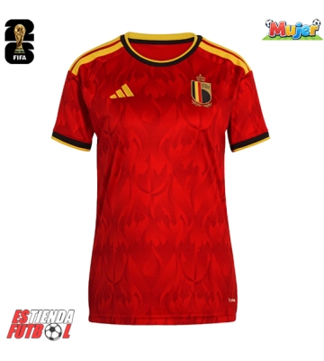 Bélgica Primera Equipación Mujer Mundial 2026 Manga Corta